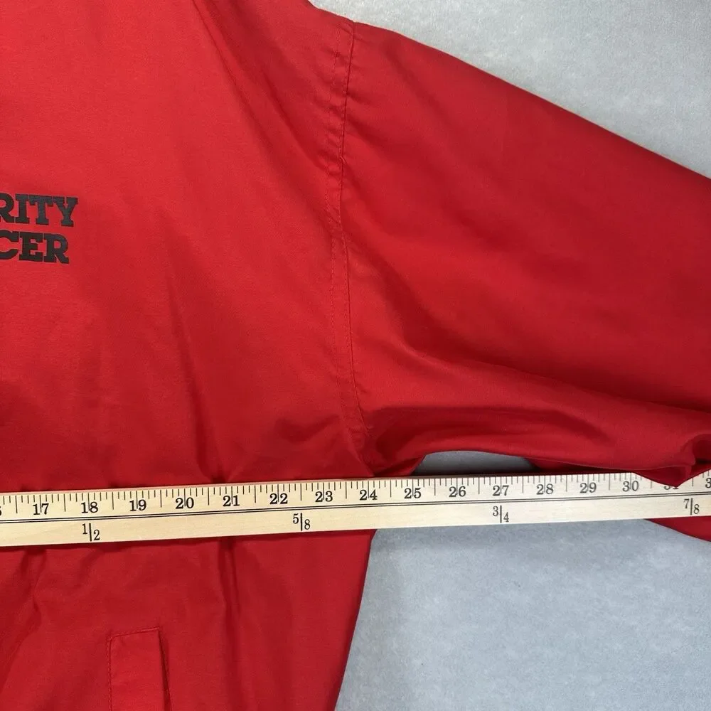 Reebok Men’s Large Vintage Pullover Windbreaker Double Sided‎ Security Jacket